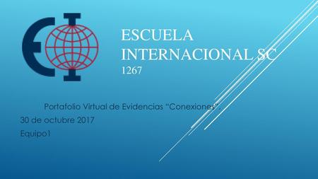 Escuela internacional SC 1267