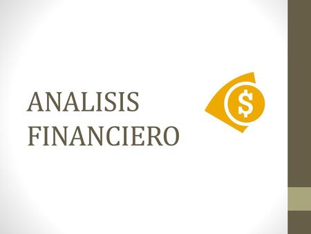 ANALISIS FINANCIERO.