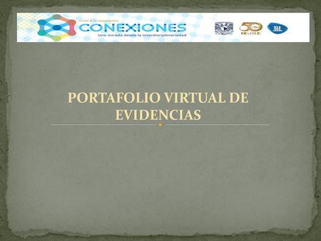 PORTAFOLIO VIRTUAL DE EVIDENCIAS