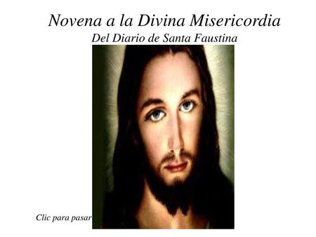 Novena a la Divina Misericordia