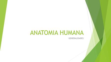 ANATOMIA HUMANA 