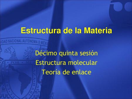 Estructura de la Materia