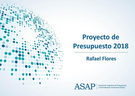 Proyecto de Presupuesto 2018