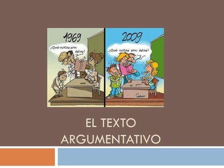 El texto argumentativo
