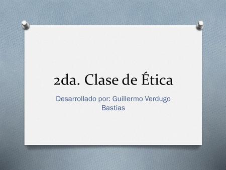 Desarrollado por: Guillermo Verdugo Bastias