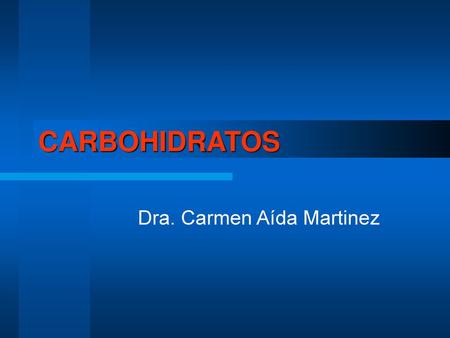 Dra. Carmen Aída Martinez