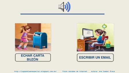 ECHAR CARTA BUZÓN ESCRIBIR UN