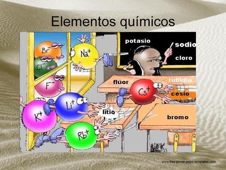Elementos químicos.
