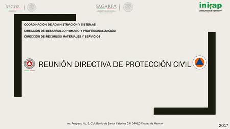 Reunión DIRECTIVA de Protección Civil