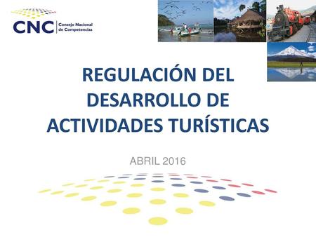 REGULACIÓN DEL DESARROLLO DE ACTIVIDADES TURÍSTICAS
