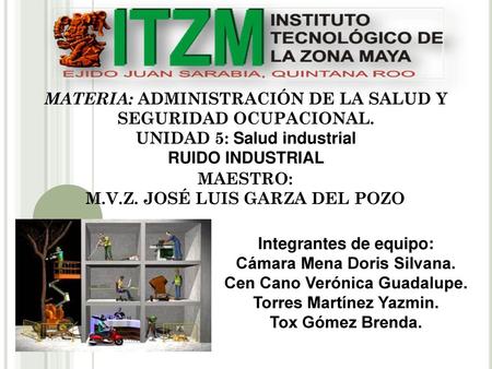 MATERIA: ADMINISTRACIÓN DE LA SALUD Y SEGURIDAD OCUPACIONAL.