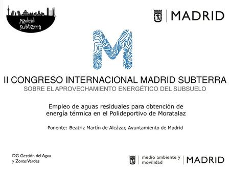 II CONGRESO INTERNACIONAL MADRID SUBTERRA