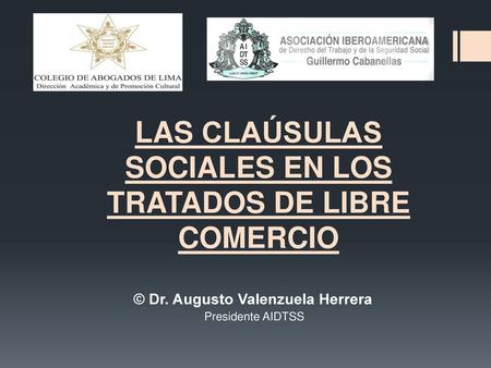 LAS CLAÚSULAS SOCIALES EN LOS TRATADOS DE LIBRE COMERCIO