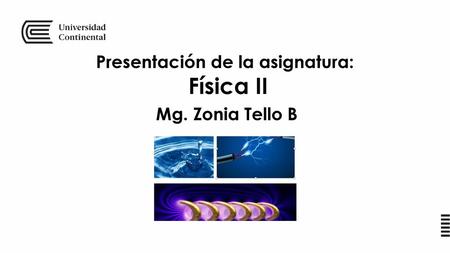 Presentación de la asignatura: