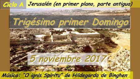 Trigésimo primer Domingo