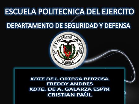 ESCUELA POLITECNICA DEL EJERCITO