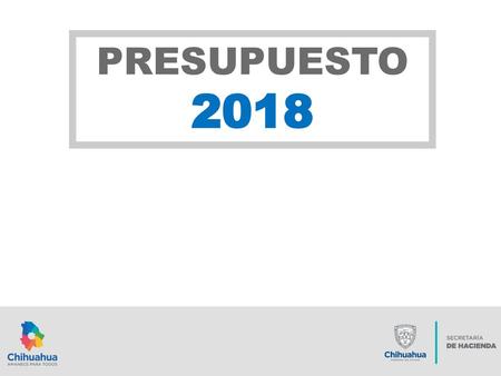 PRESUPUESTO 2018.