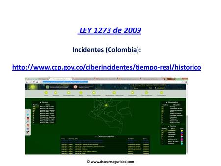 Incidentes (Colombia): ©