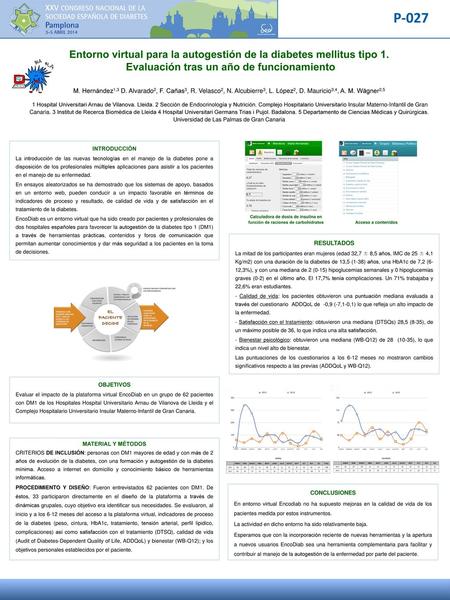 Entorno virtual para la autogestión de la diabetes mellitus tipo 1.