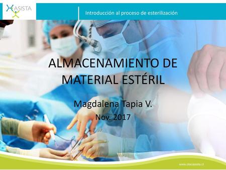 ALMACENAMIENTO DE MATERIAL ESTÉRIL