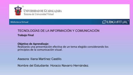 TECNOLOGÍAS DE LA INFORMACIÓN Y COMUNICACIÓN