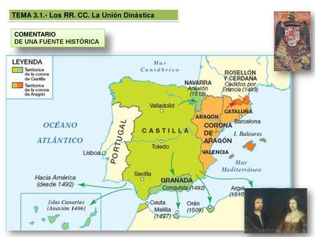 TEMA Los RR. CC. La Unión Dinástica
