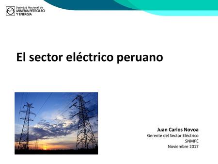 El sector eléctrico peruano