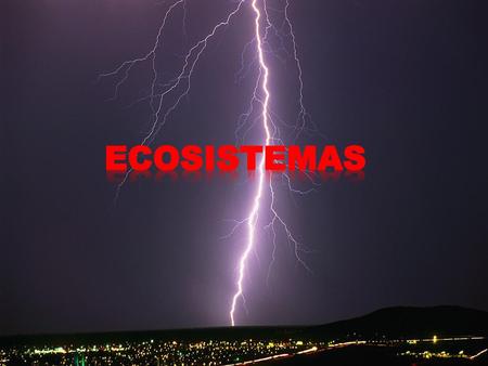 ECOSISTEMAS ECOSISTEMAS