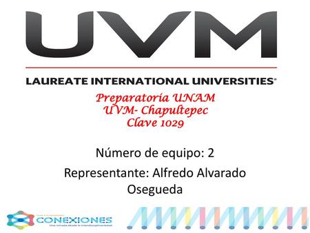 Preparatoria UNAM UVM- Chapultepec Clave 1029