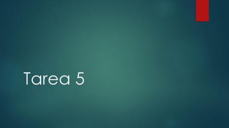 Tarea 5.