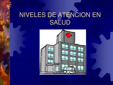 NIVELES DE ATENCION EN SALUD