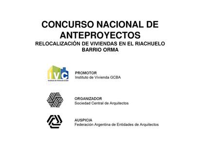 CONCURSO NACIONAL DE ANTEPROYECTOS
