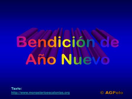 Bendición de Año Nuevo © AGPolo
