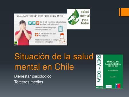 Situación de la salud mental en Chile