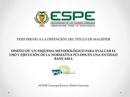 TESIS PREVIO A LA OBTENCIÓN DEL TITULO DE MAGISTER