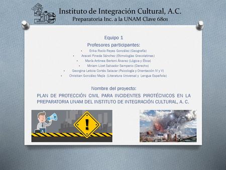 Instituto de Integración Cultural, A. C. Preparatoria Inc