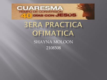 3ERA PRACTICA OFIMATICA