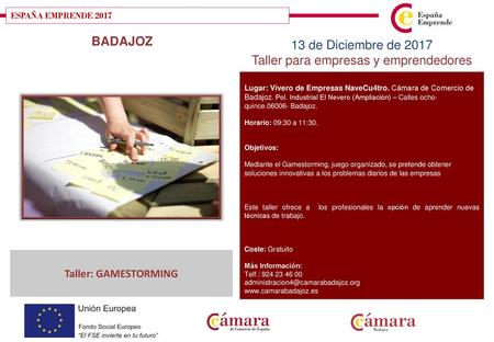 Taller para empresas y emprendedores