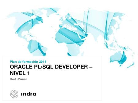 Oracle Pl/SQl Developer – Nivel 1