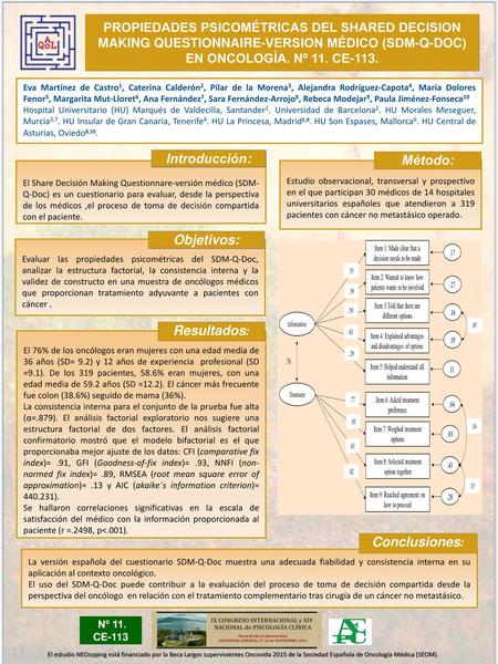 Introducción: Método: Objetivos: Resultados: Conclusiones: