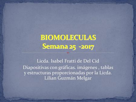 Licda. Isabel Fratti de Del Cid