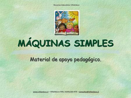 Material de apoyo pedagógico.