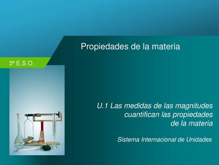 Propiedades de la materia