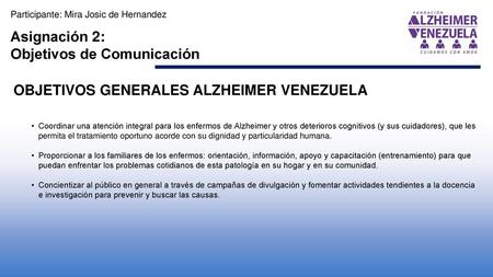 Objetivos de Comunicación