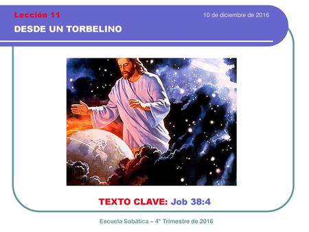 Escuela Sabática – 4° Trimestre de 2016