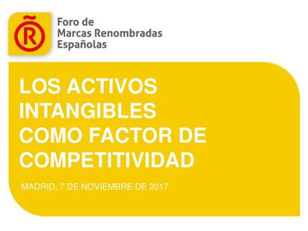 LOS ACTIVOS INTANGIBLES COMO FACTOR DE COMPETITIVIDAD