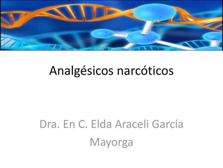 Analgésicos narcóticos