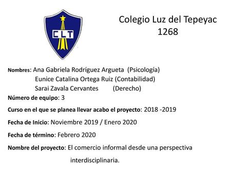 Colegio Luz del Tepeyac 1268