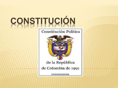 CONSTITUCIÓN.