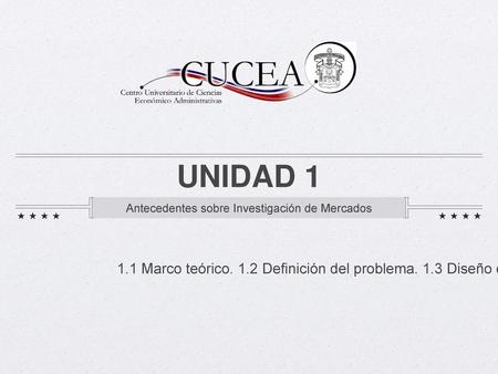 Antecedentes sobre Investigación de Mercados